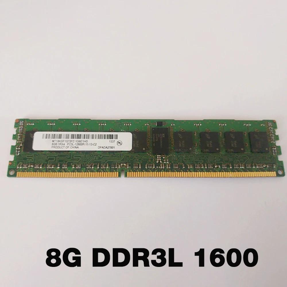 MT  Ƽ PC3L-12800R  ޸, 8GB 1RX4, 8G DDR3L 1600 ECC REG MT18KSF1G72PZ-1G6E1HE,  , 1 